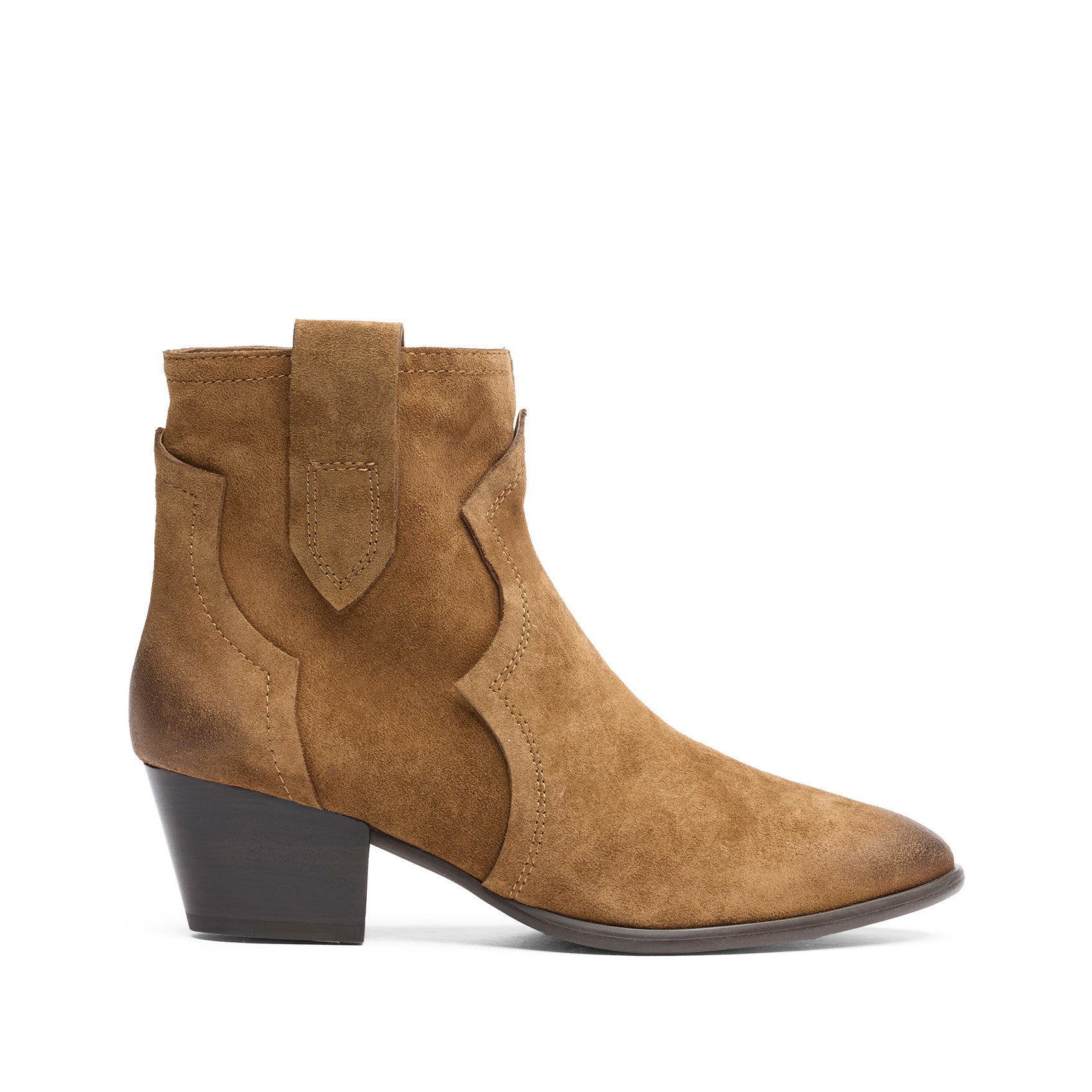 FLARE Suede Velours Chestnut