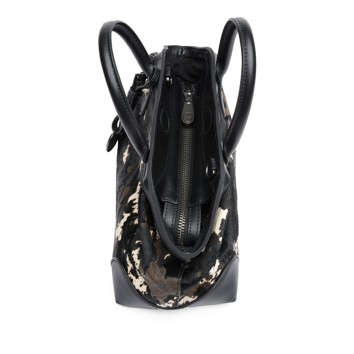 JOSEPHINE Pony Cow Edgy+Leather Black