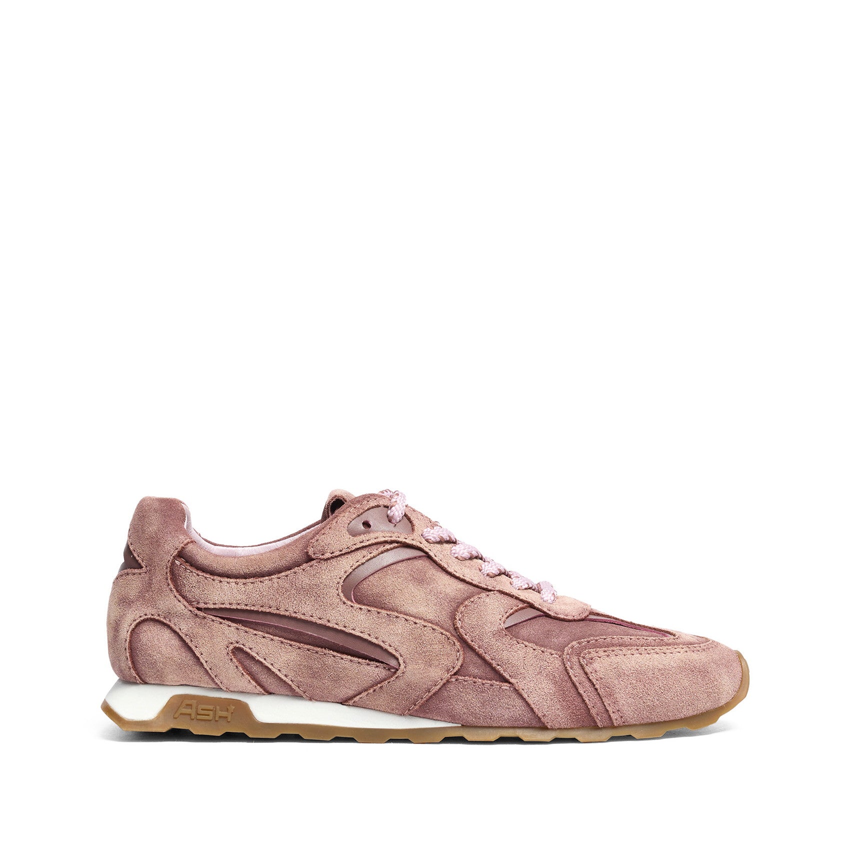 KASAR Calf Suede Rose Brown