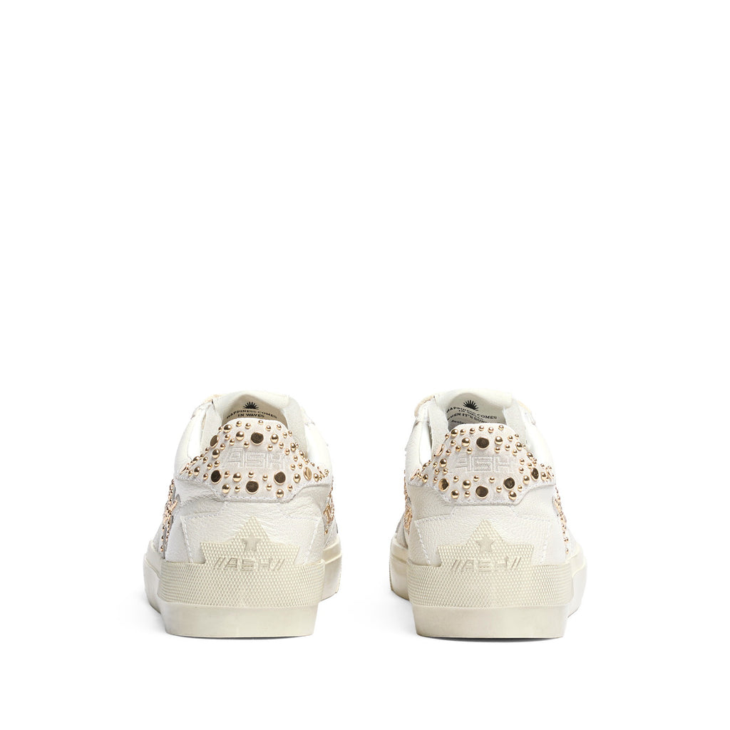 MOONLIGHT STUDS Calf Suede Off White
