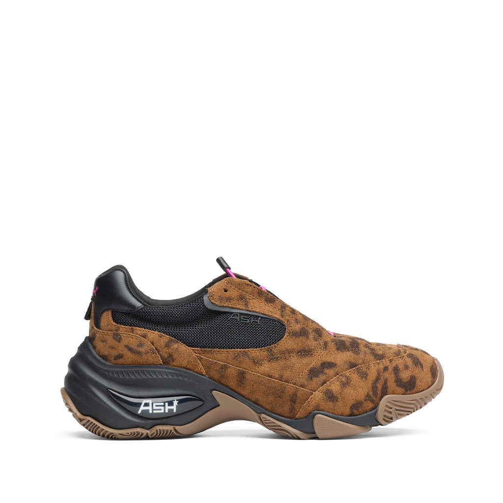VIK Suede Leopard Chestnut