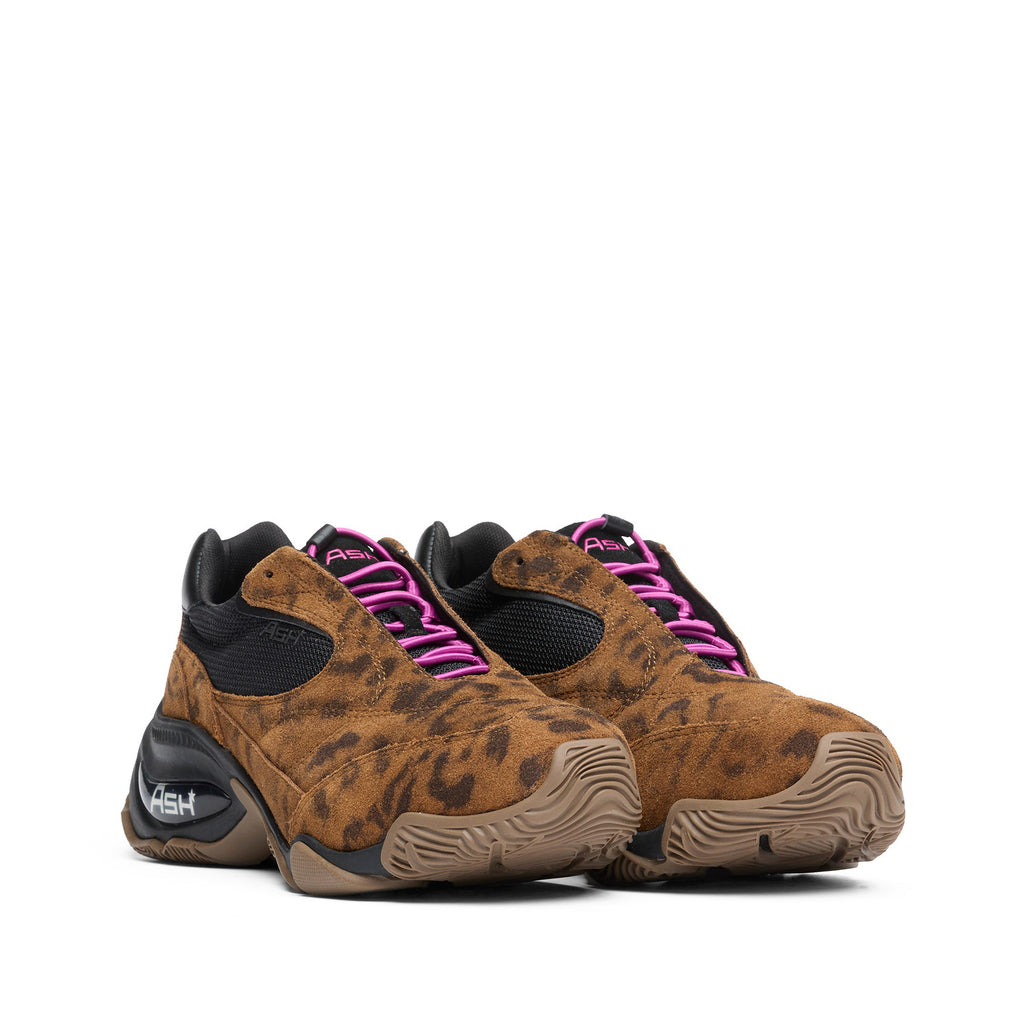 VIK Suede Leopard Chestnut