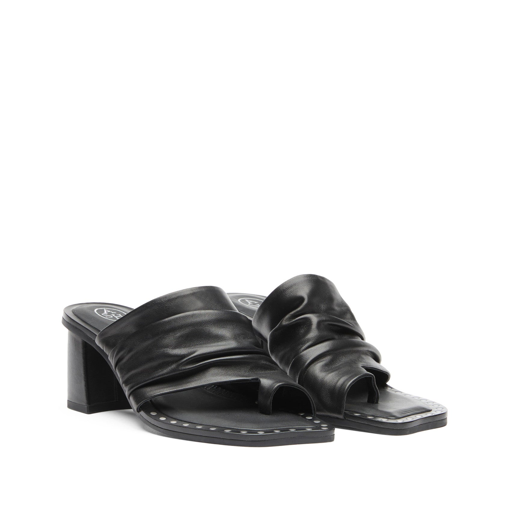 CORINE Nappa Foulard Black