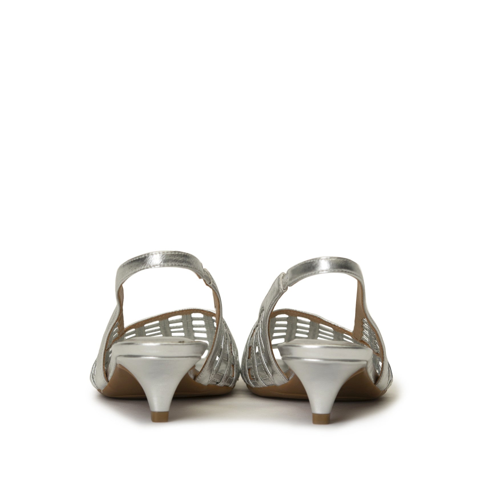 ENJI Nappa Laminata Silver