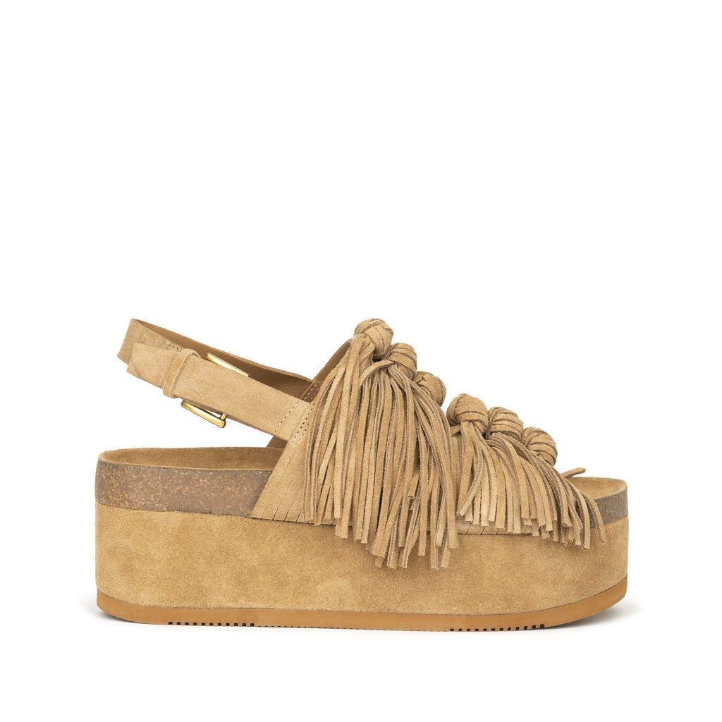 MONOI Suede Velours Moka Mou