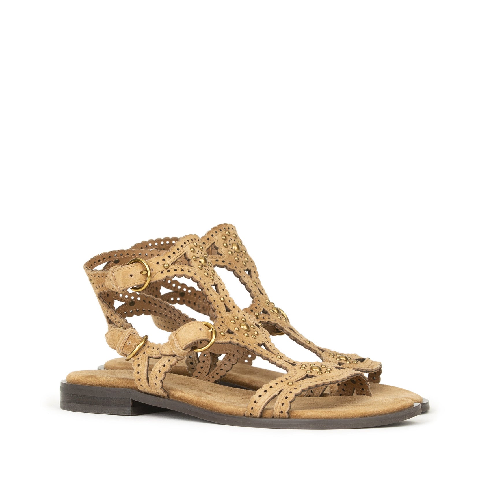 PAPRIKA STUDS Cachemere Moka Mou