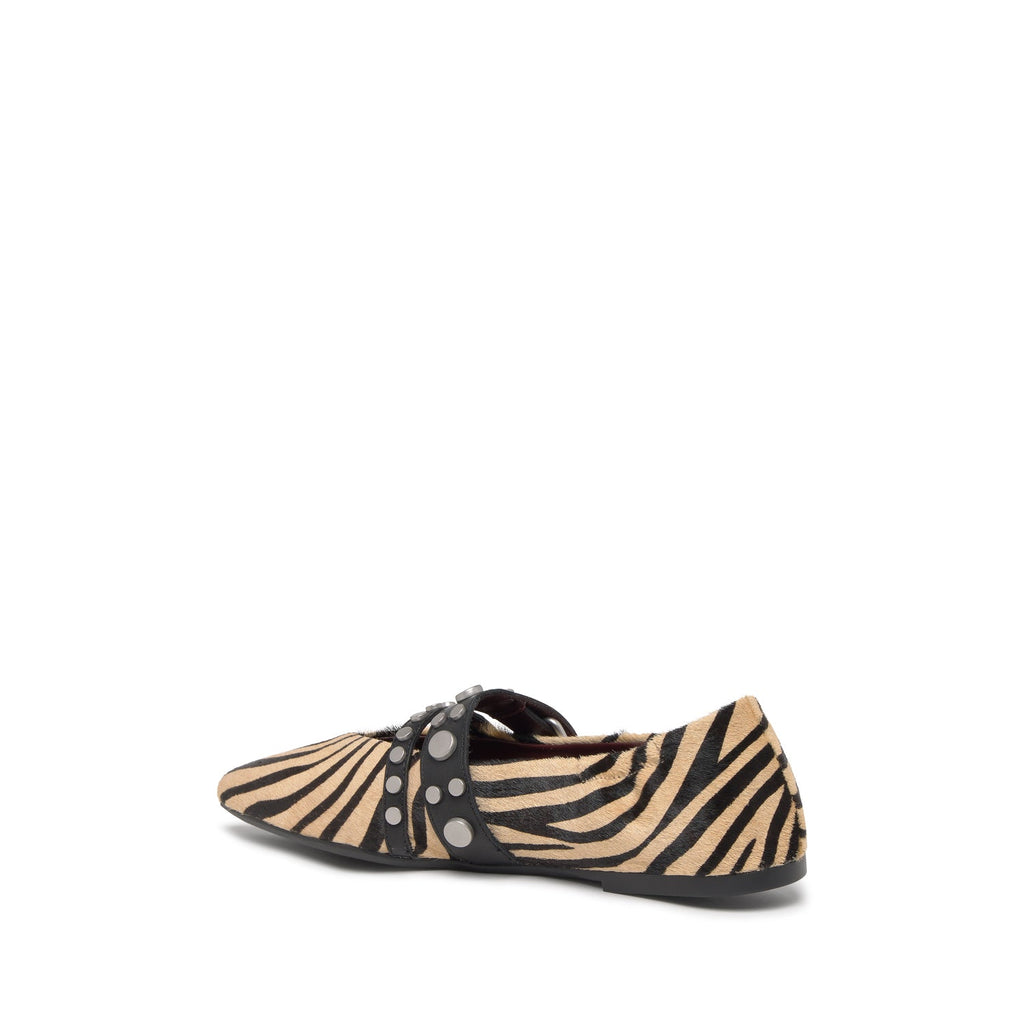 BRITNEY Pony Zebra Eggnug/Black - ASH Spain - FW25-M-151836-002