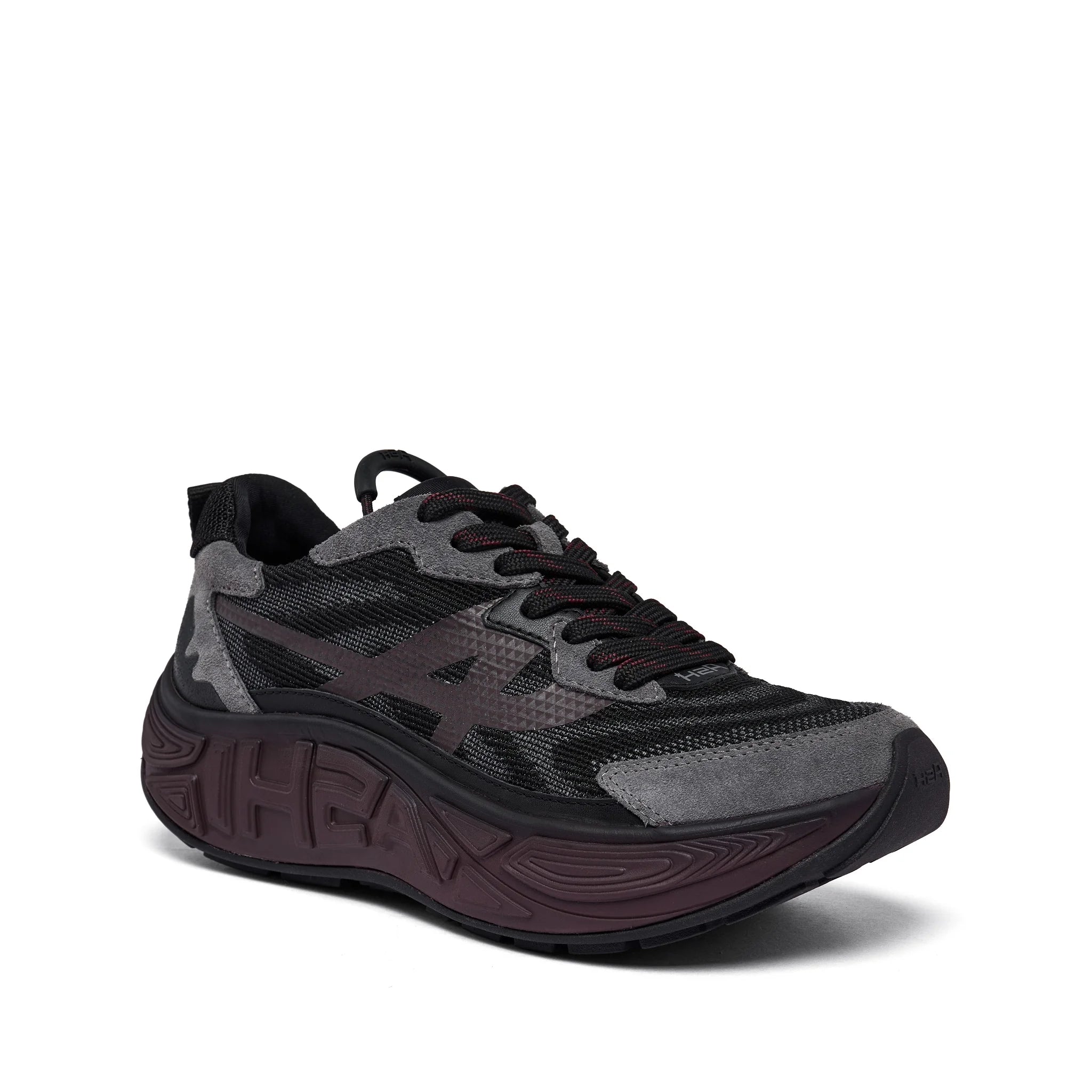 EAGLE Calf Suede Fog/Black/Sangria - Ash Spain Official - FW25-S-152281-002