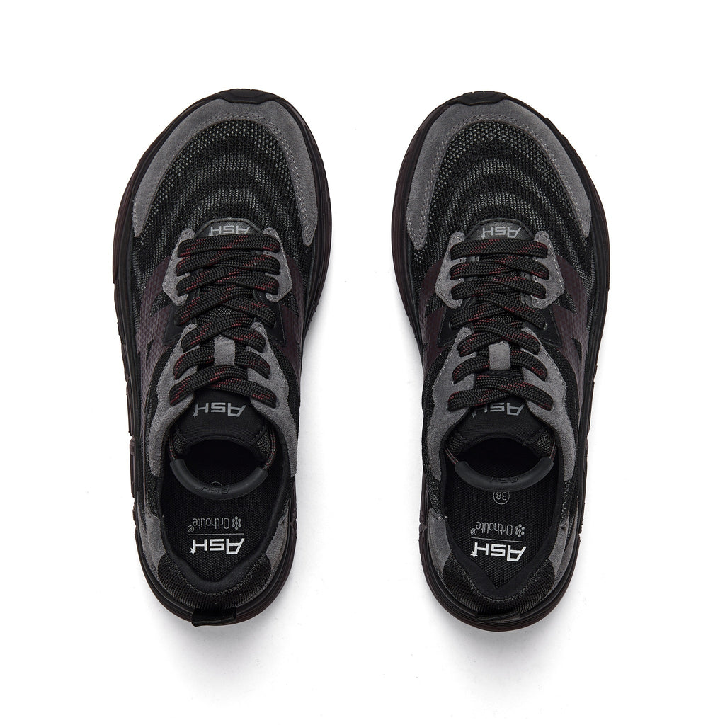 EAGLE Calf Suede Fog/Black/Sangria - Ash Spain Official - FW25-S-152281-002