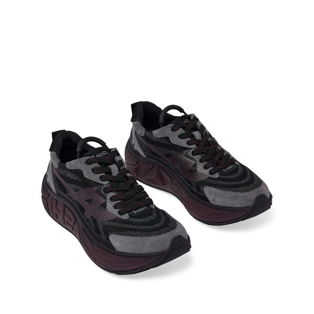 EAGLE Calf Suede Fog/Black/Sangria - Ash Spain Official - FW25-S-152281-002