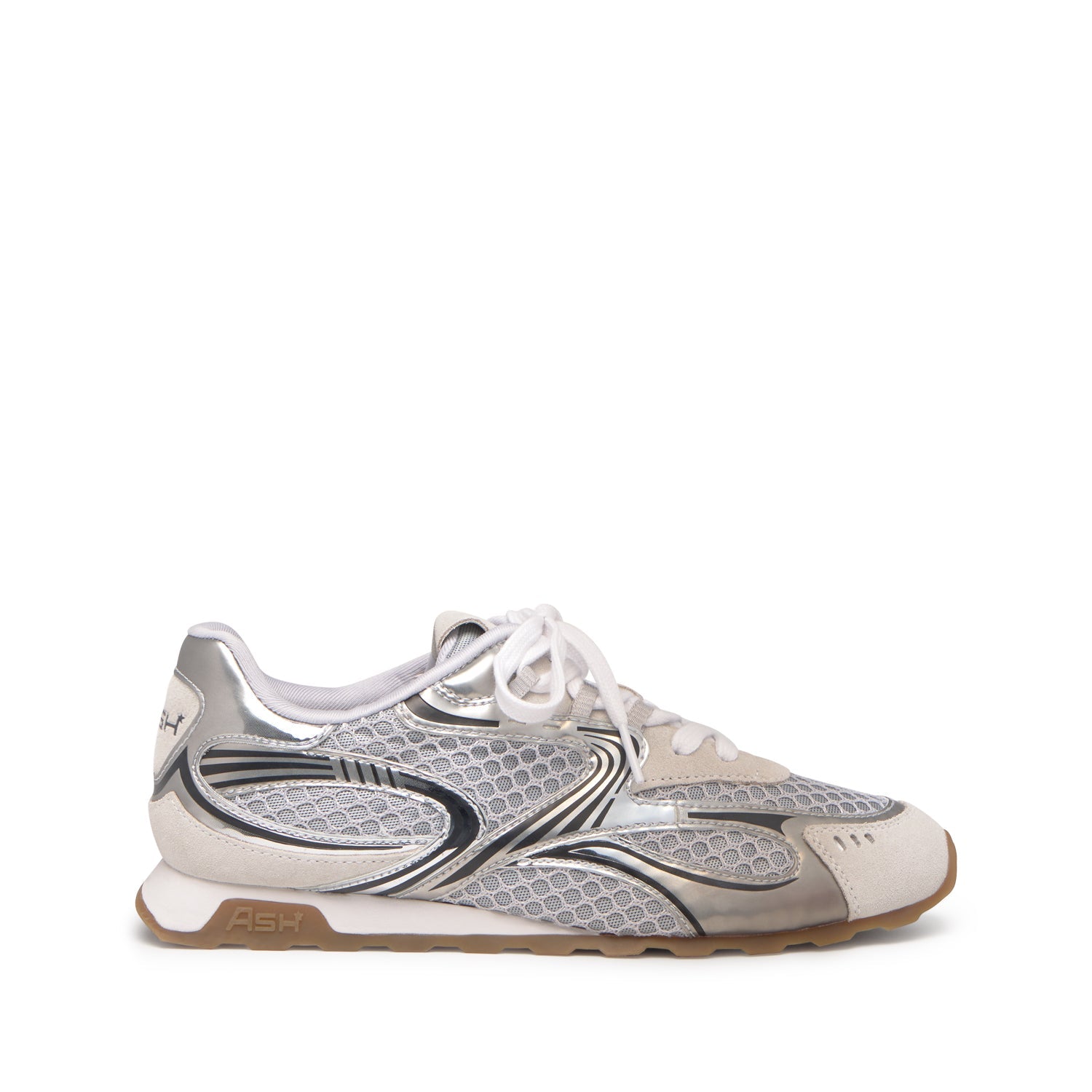 KABUKI Calf Suede Pearl/Silver/Silver - ASH Spain - SS25-S-151144-001