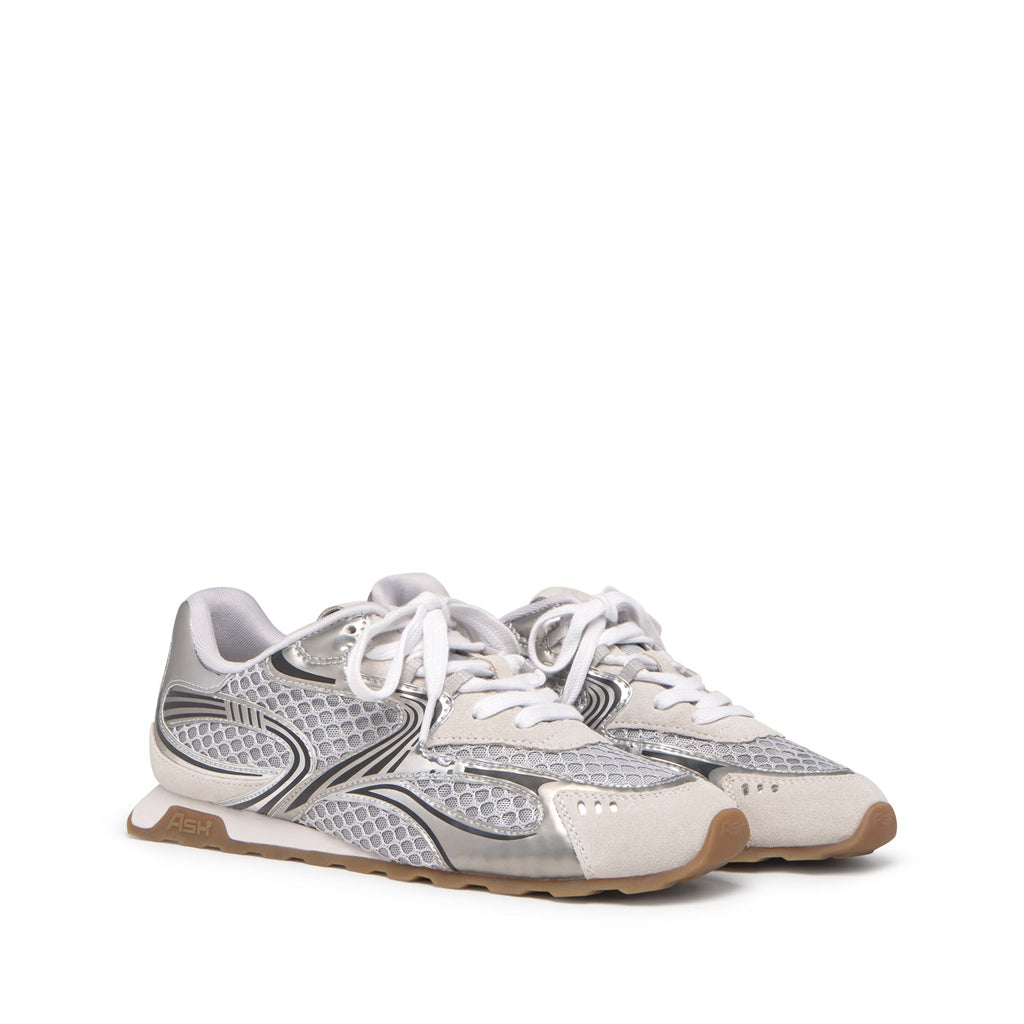 KABUKI Calf Suede Pearl/Silver/Silver - ASH Spain - SS25-S-151144-001