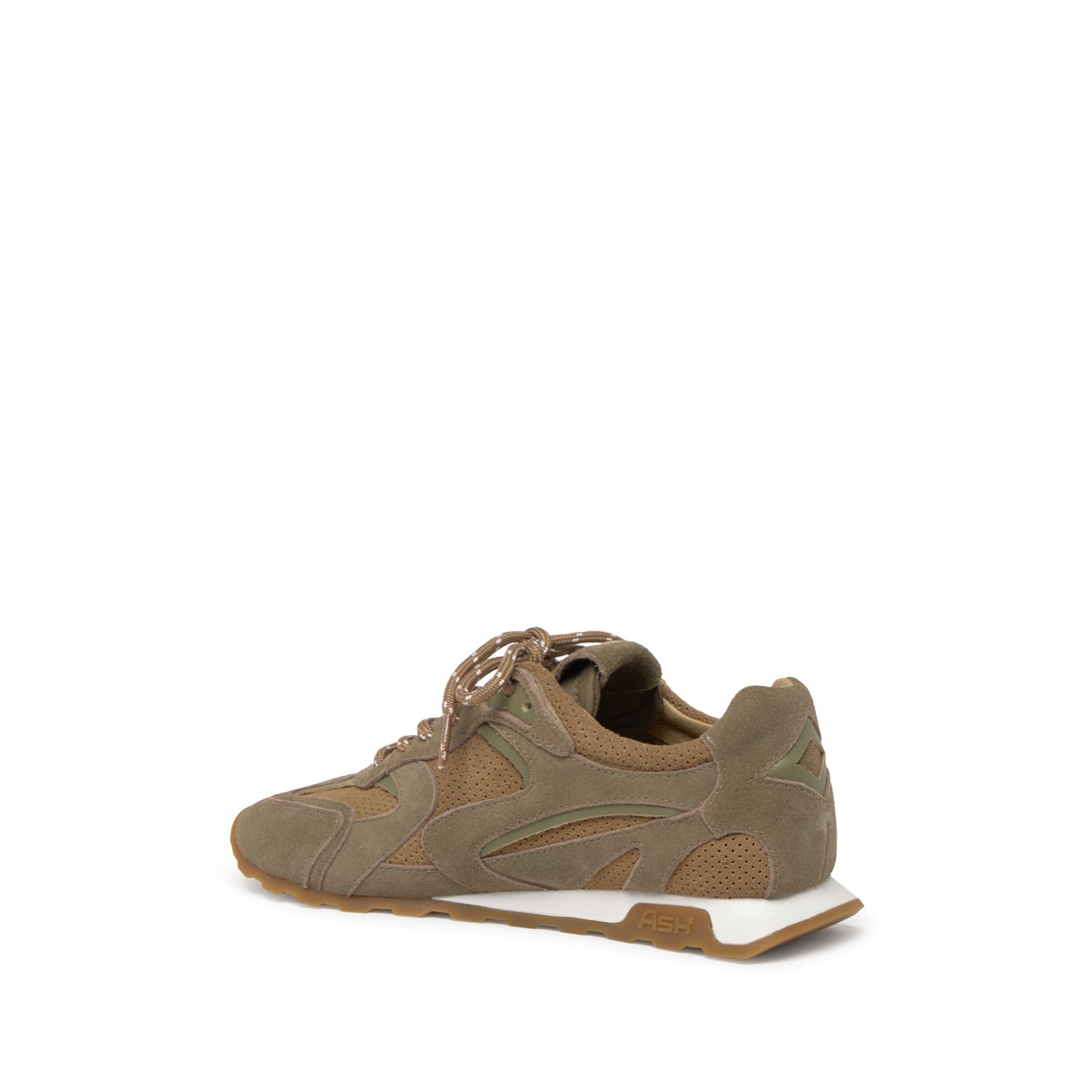 KASAR Calf Suede Mud/Tabacco - ASH Spain - FW25-S-151812-004