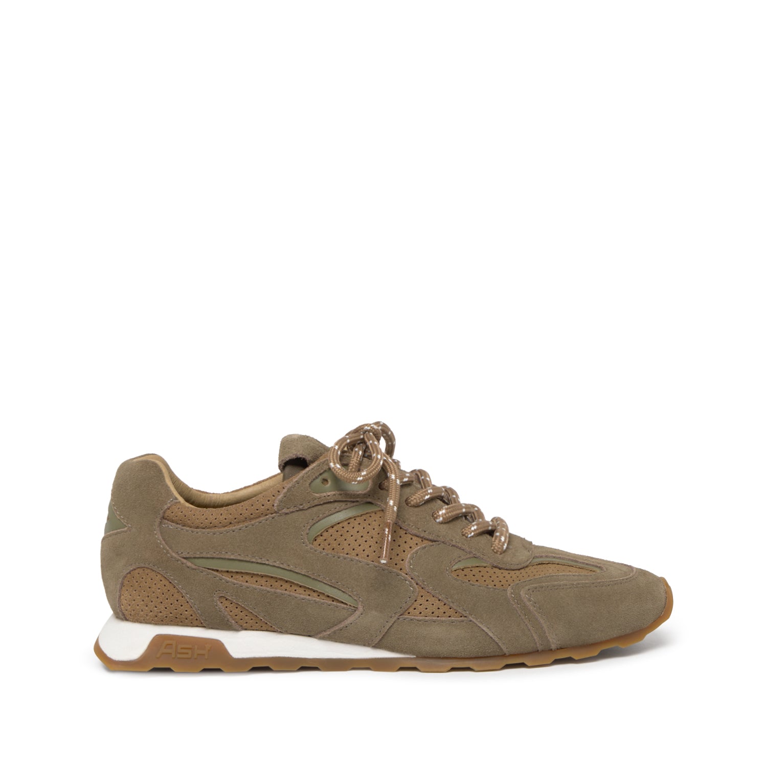 KASAR Calf Suede Mud/Tabacco - ASH Spain - FW25-S-151812-004