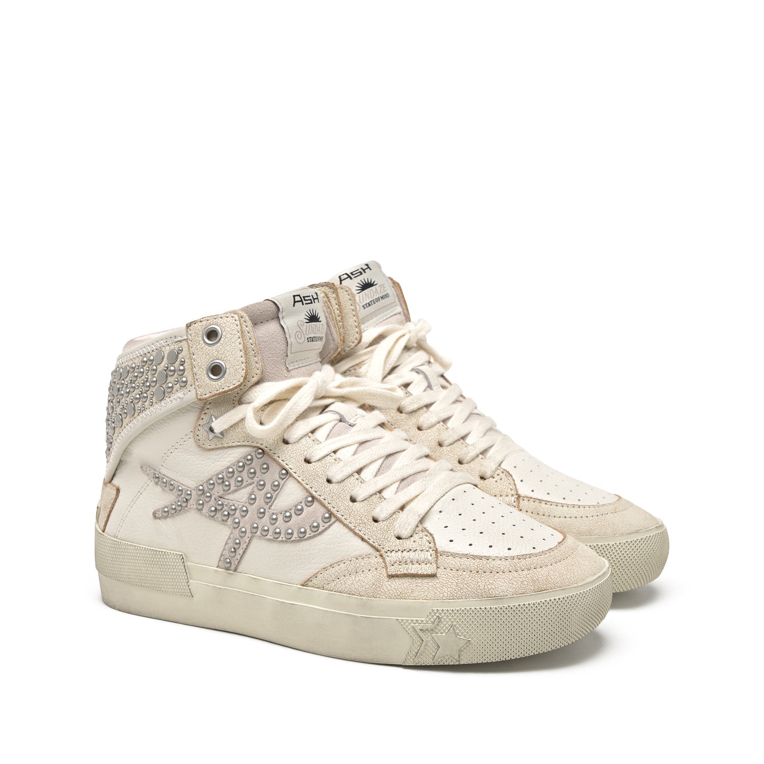 MELROSE STUDS Interceptor Beige/White/Grey - ASH Spain - 