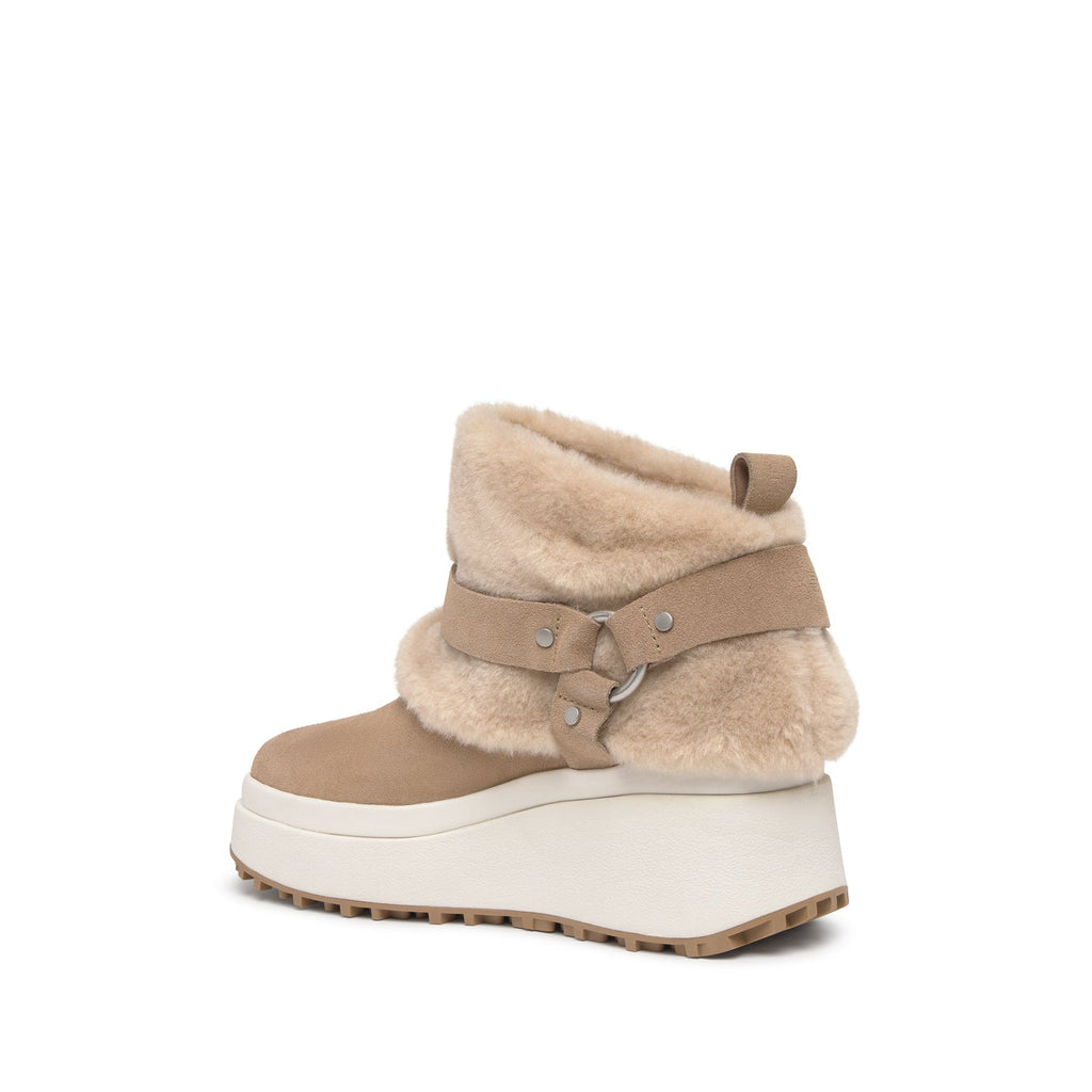 OXANA Calf Suede Noisette/Eggnug - ASH Spain - FW25-S-152394-001