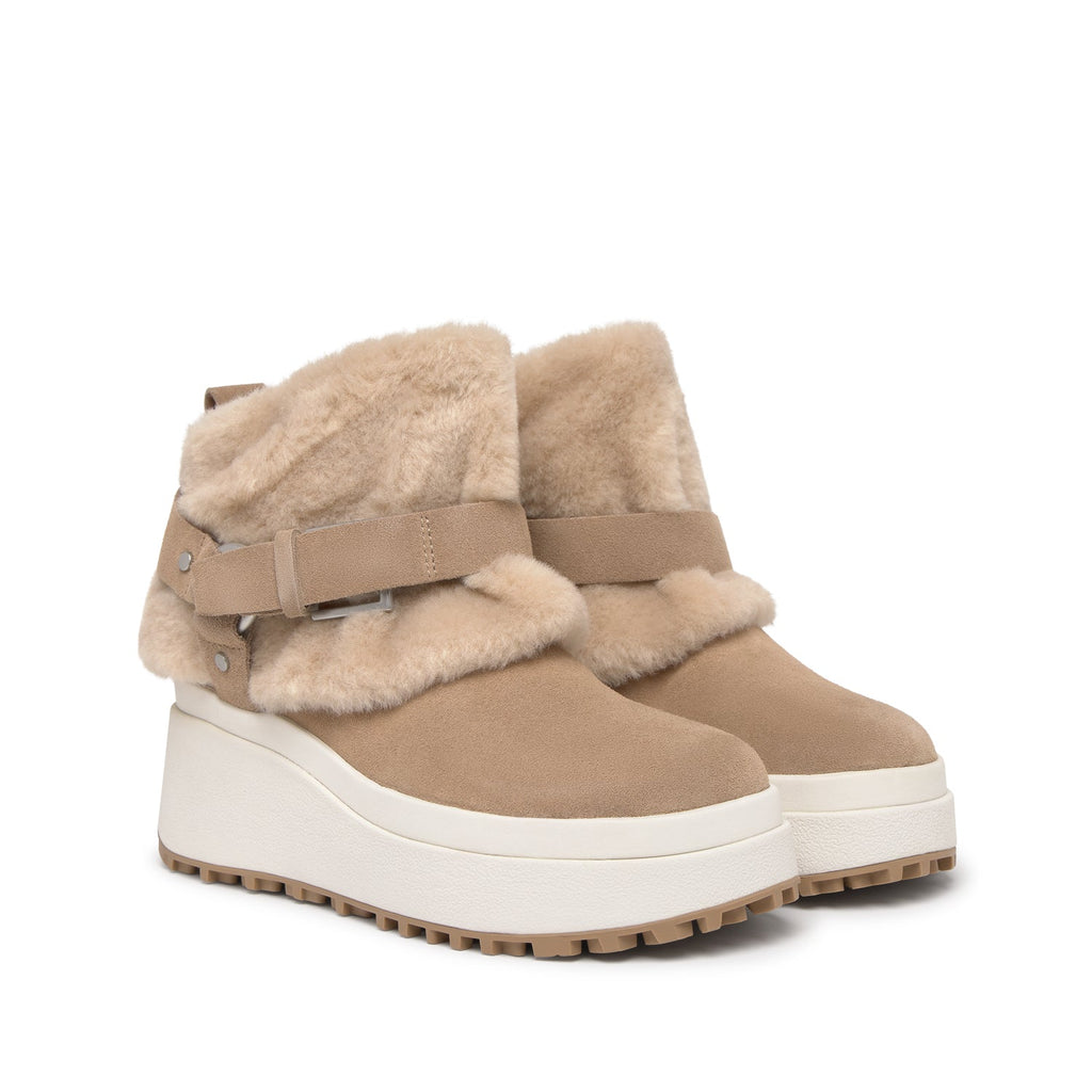OXANA Calf Suede Noisette/Eggnug - ASH Spain - FW25-S-152394-001