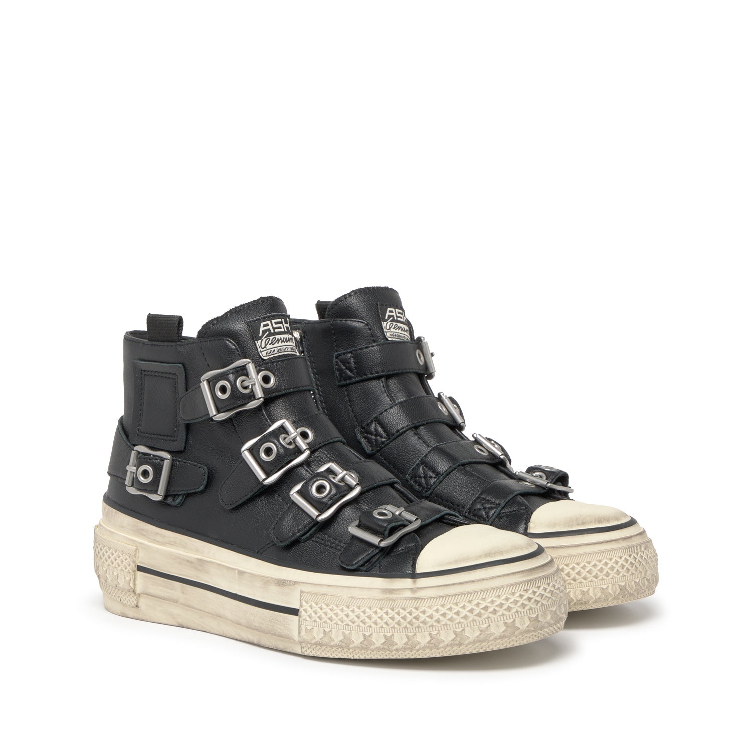 RAINBOW Nappa Wax Black - ASH Spain - SS25-V-150652-002