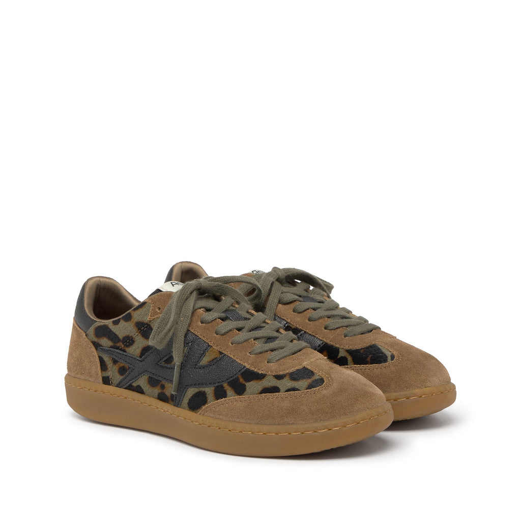 SUNSET Calf Suede Fandango/Pony Leopard Military - ASH Spain - FW25-S-152088-004