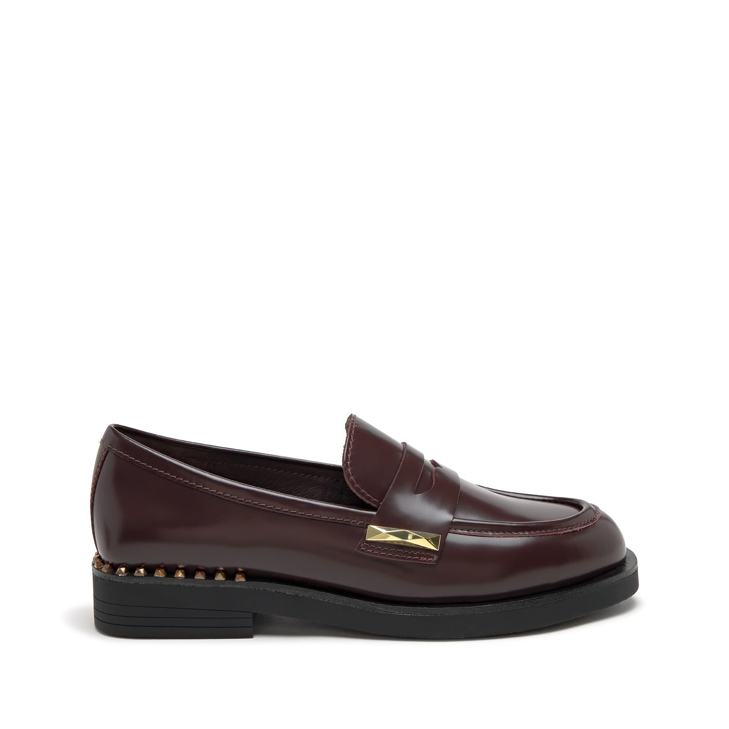 WHISPER STUDS Polish Calf Bordeaux - ASH Spain - FW23-137809-005